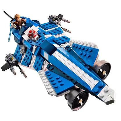 Hot Toys 75259 Air Combat Aircraft – 309PCS Snowspeeder Space War Building Blocks, Action Toy & Birthday Gift