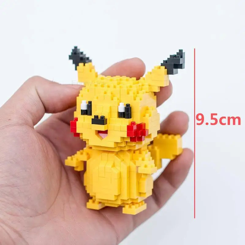 Pokemon Building Block Toy Set – Pikachu, Charizard, Blastoise, Bulbasaur & Gengar Anime Brick Figures for Kids Gift (75 Styles)