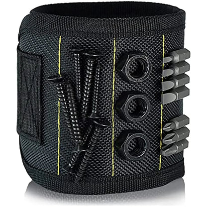 Magnetic Wristband for Screws, Nails, Drilling Bits - Strong Magnets, Tool Holder Belt, Cool Gadgets for Men and Women