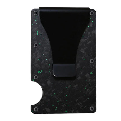 Carbon Fiber Minimalist Slim Wallet for Men – RFID-Blocking Credit Card Holder & Cashback Cardholder Case