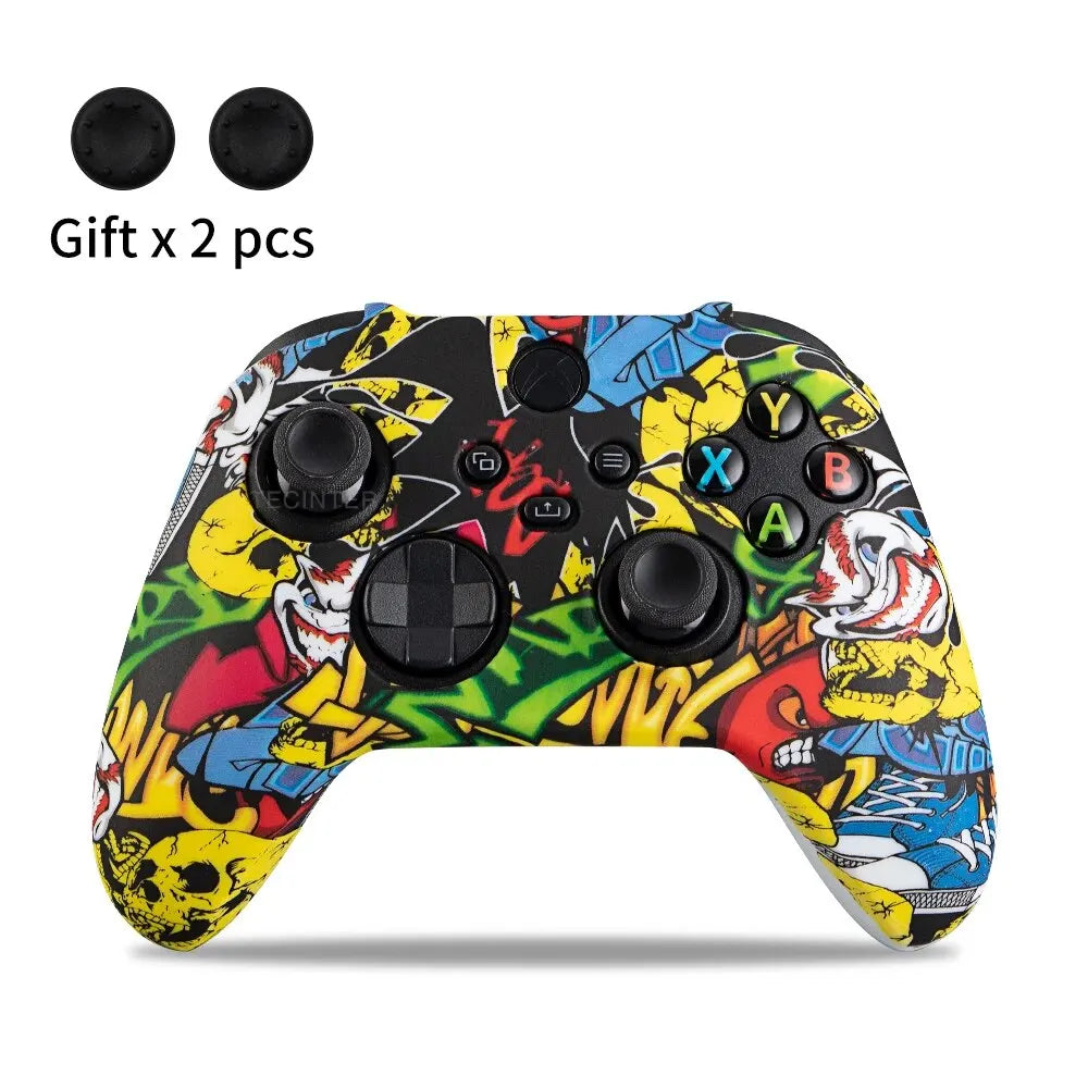 Silicone Protective Case for Xbox Series X/S Controller — Thumbstick Grips & Joystick Cover Gamepad Accessories