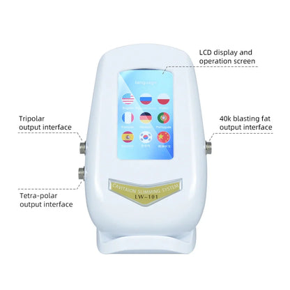 3-in-1 Beauty Body Slimming Massager – Cavitation Machine for Face & Body Tightening, Lifting, and Skincare