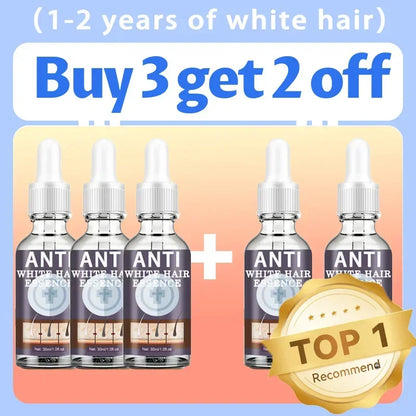 White Hair Remover – Restore Natural Hair Color in 7 Days, Gray Hair Treatment Solution