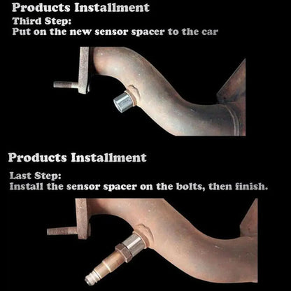 CEL Fix Oxygen Sensor Adapter — Off-Road Performance O2 Sensor M18X1.5 for Catalyst & Automotive CSV Parts