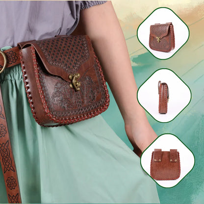 Medieval Viking Waist Bag – Retro Hanging Belt Coin Purse & Fanny Pack for Men, Women & Costume Props