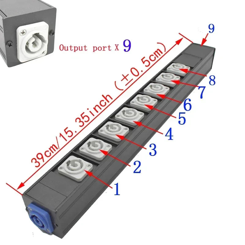 Chassis Light Connector – LED Power Connector AC Coupler Adapter Extender, NAC3MPA/NAC3MPB Aviation Socket 1-13AC