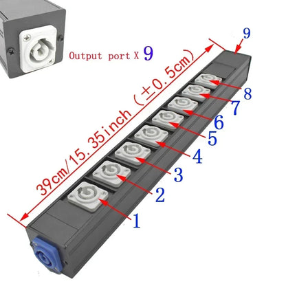 Chassis Light Connector – LED Power Connector AC Coupler Adapter Extender, NAC3MPA/NAC3MPB Aviation Socket 1-13AC