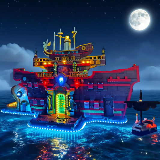LYBMTWF LED Lighting Kit for Lego 75640 Floating Restaurant – (Bricks Not Included)