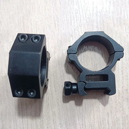 Hunting Rifle Scope Mount Ring – 25.4mm/30mm Tactical Scope & Flashlight Holder for 11mm/20mm Picatinny Rail