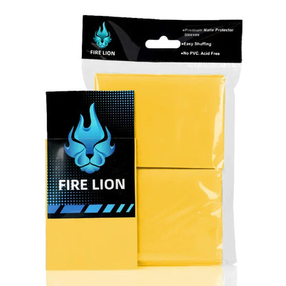 100pcs Trading Card Sleeves - 66x91mm Matte Deck Protectors for Standard Collectible Cards
