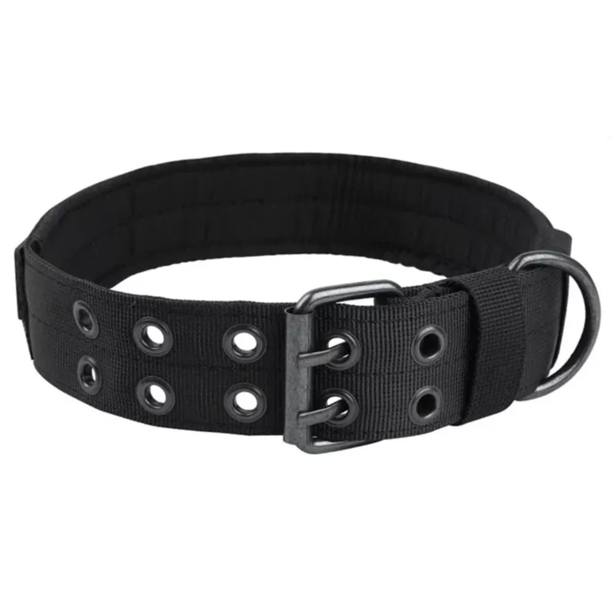 Adjustable Reflective Nylon Dog Collar – Heavy Duty Tactical Training Collar for German Shepherds