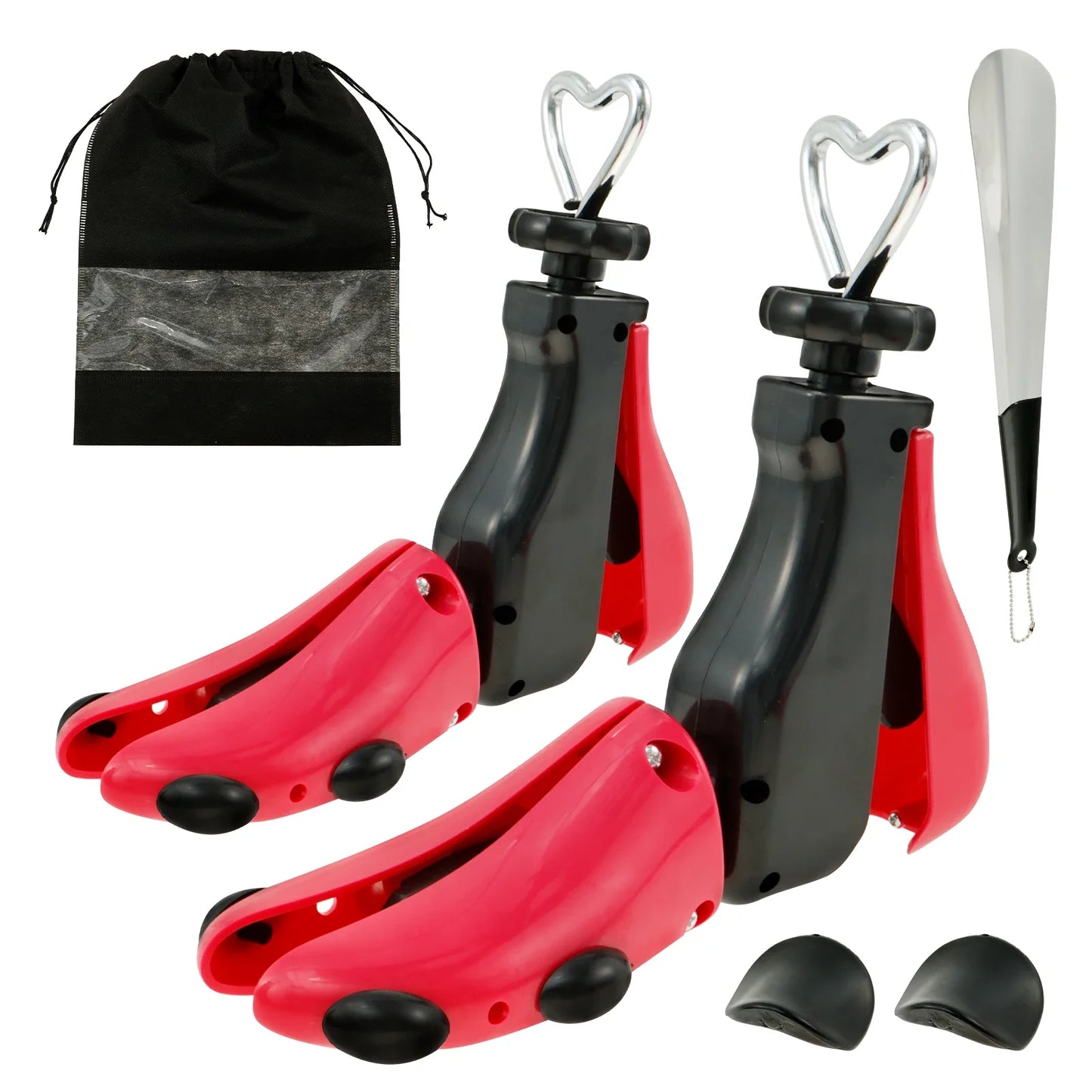 1/2 PCS Universal Adjustable Shoe Stretcher – Boot & Sneaker Widener with Steel Shaft for Men and Women