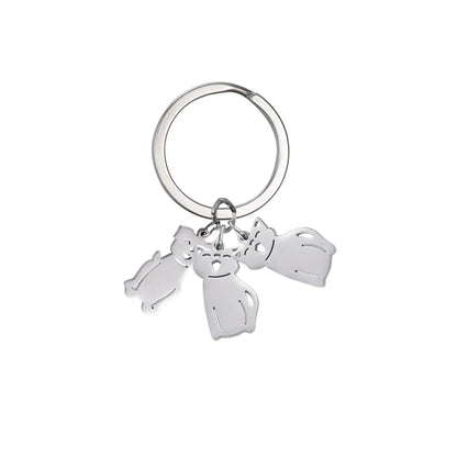Personalized Kids & Family Keychain – Custom Name Key Chain for Mother’s Day, Couples, Boys, Girls, Pets, Mom, Dad, Baby Gift