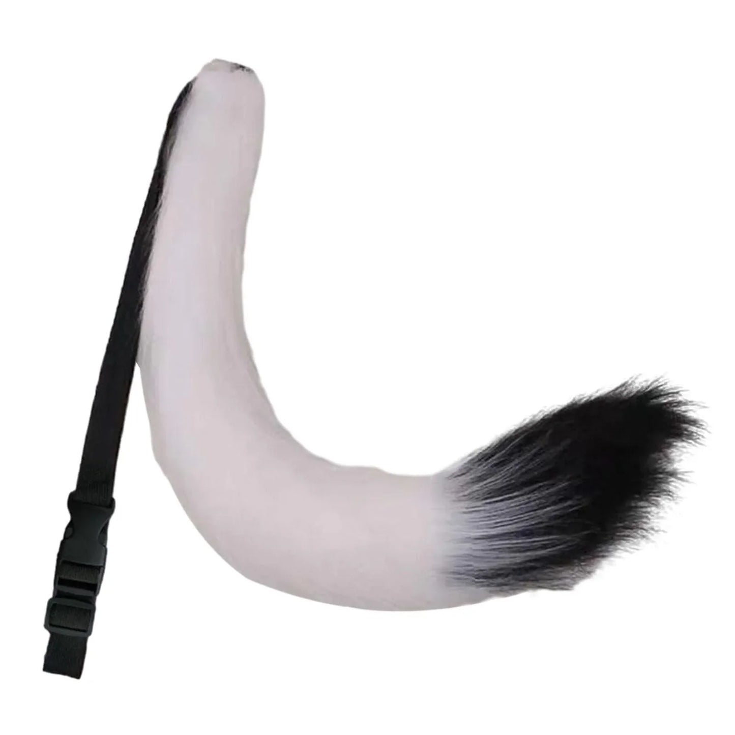 Fluffy Cat Tail - Soft Faux Fur Adjustable Cosplay Costume Accessory