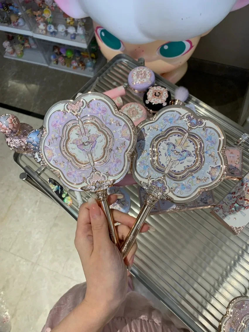 Flower Knows Butterfly Cloud Collar Makeup Mirror – Compact Handheld Mirror
