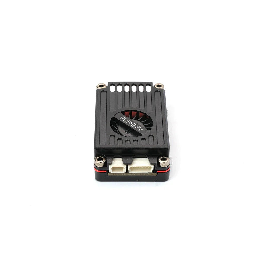 RUSHFPV RUSH MAX SOLO 5.8GHz 2.5W VTX - CNC Shell with Built-In Cooling Fan for FPV Freestyle & Long-Range Racing Drones