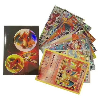 2024 Oversized Pokémon Cards – 30pcs Jumbo VMAX, VSTAR, GX, Arceus, Pikachu & Charizard Super Shiny Rare Cards for Birthday Gifts