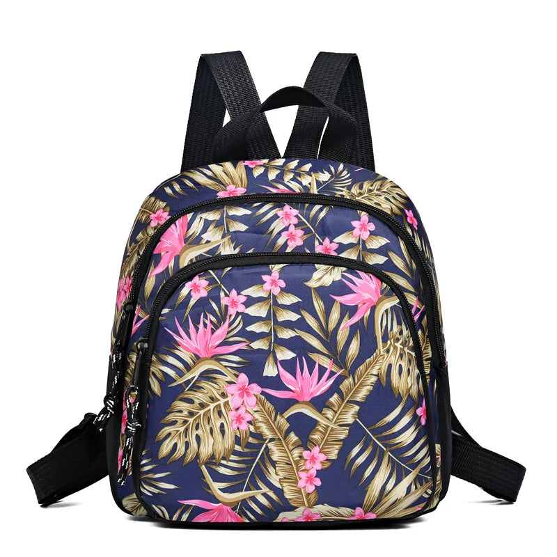 Trendy Floral Backpack Multi-Design – Lightweight Adjustable Strap Casual Daily Use Bag, Stylish Gift Backpack