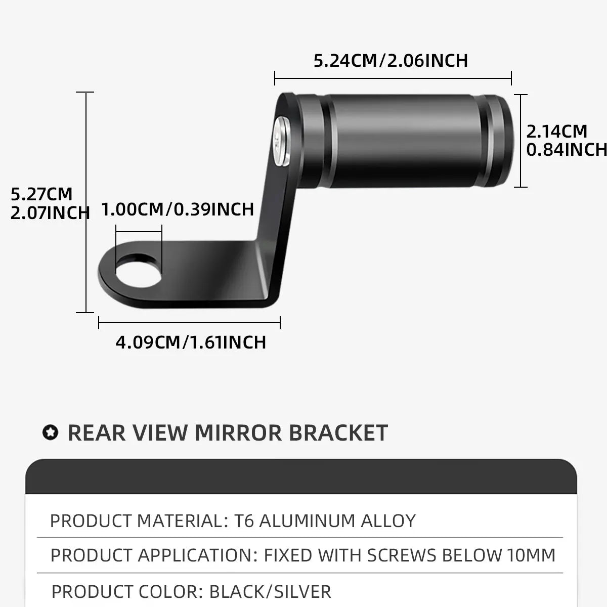 1/2PCS Motorcycle & Bicycle Phone Holder – Rearview Mirror Extender Bracket Conversion Mount Accessory