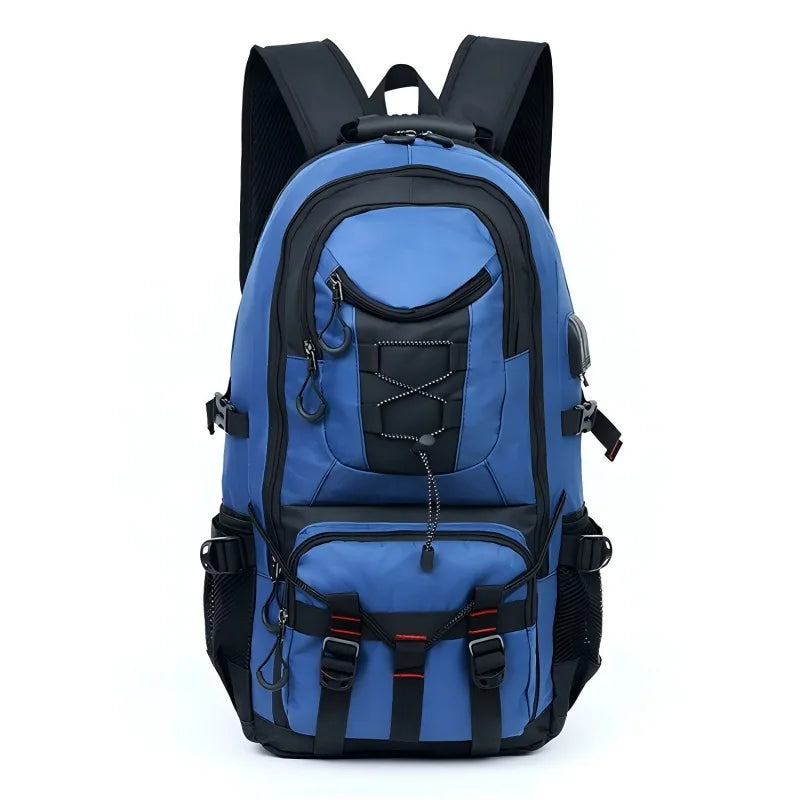 Large-Capacity Outdoor Hiking Backpack – Multi-Functional Water-Resistant Travel & Luggage Bag