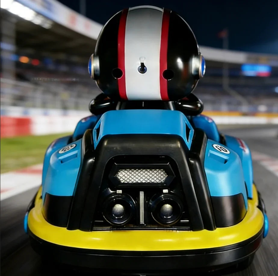 RC Battle Bumper Car Toy for Kids – Music & Light Catapult Robot Karting Game for Toddlers