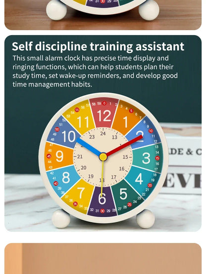 Early Learning Children’s Desktop Alarm Clock – Silent Wake-Up Clock for Bedroom & Living Room