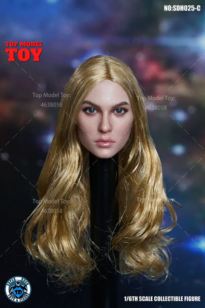 SUPER DUCK 1/6 Scale Beauty Head Sculpt — SDH018/024/027/028/030/032/042 for 12" TBL PH JO Action Figures
