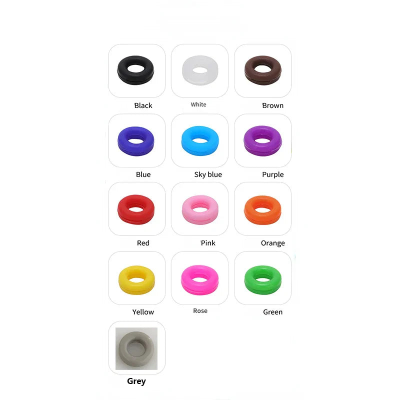 10PCS Anti-Slip Silicone Ear Hooks for Glasses | Eyewear Grip, Temple Holder & Fastener Accessories
