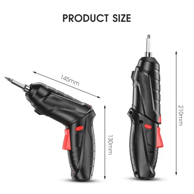 3.6V Power Tools Set - Household Maintenance Repair Kit with 1800mAh Lithium Battery Mini Electric Drill Cordless Screwdriver