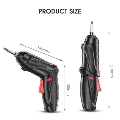 3.6V Power Tools Set - Household Maintenance Repair Kit with 1800mAh Lithium Battery Mini Electric Drill Cordless Screwdriver