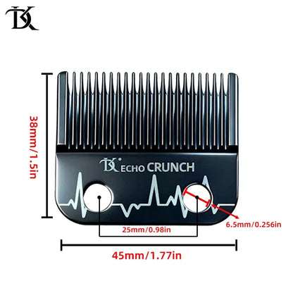 Professional Electric Clipper Replacement Blade - ECHO CRUNCH Compatible Barber Fade Blade