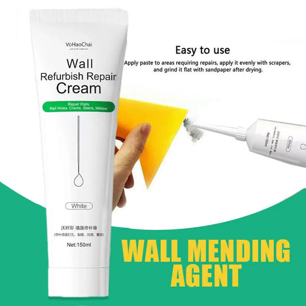 150ml Waterproof Wall Repair Sealant – Quick-Drying, Mildew-Proof Crack Mending Agent for White Wall Restoration