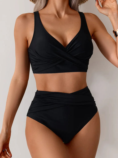 High Waist Bikini Set for Women – Sexy Push Up Swimsuit Summer Beachwear Bathing Suit Swimwear