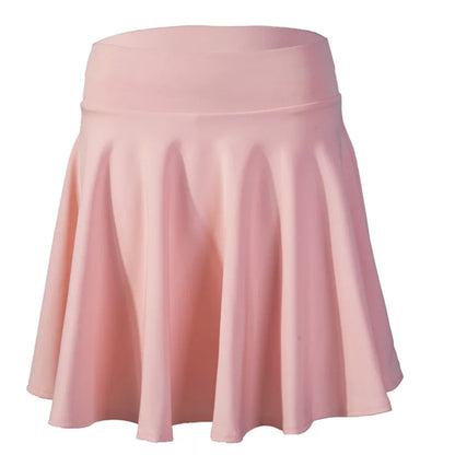 Women’s Flared Mini Skirt with Built-In Shorts – Pleated Skater Style Casual Fashion Skirt, Plus Size 2025 Design