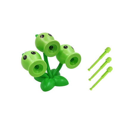 Plants vs Zombies Anime Action Figures – Peashooter & Pirate Zombie Model Set, Collectible Game Characters Kids Toy Gift Statue Figures
