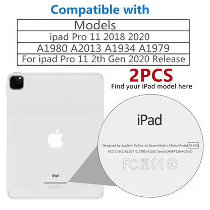 2PCS 9H Tempered Glass Screen Protector for iPad (10.2/9.7/10.5/10.9/11) Pro, Air & Mini – Anti-Scratch HD Protective Film