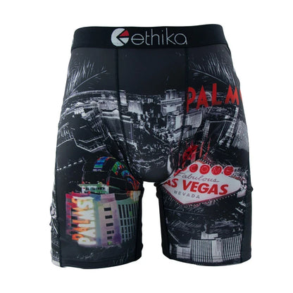 ETHIKA Men’s Boxer Briefs – Breathable Sexy Swim Underwear Trunks, Plus Size S–3XL Quick-Dry Comfortable Men’s Underpants