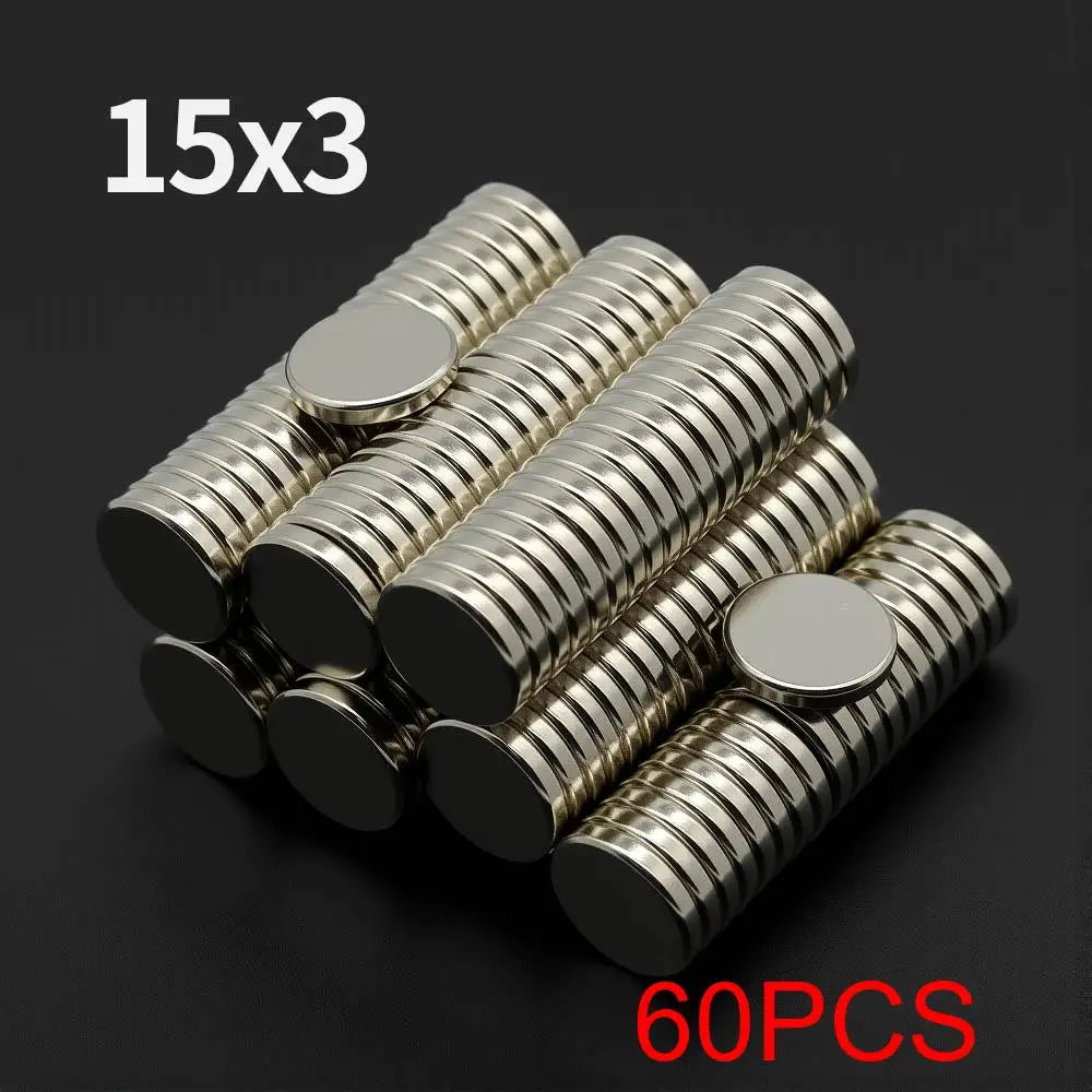 N35 Neodymium Magnets - Super Strong Round Permanent Fridge Magnets for DIY Projects & Crafts