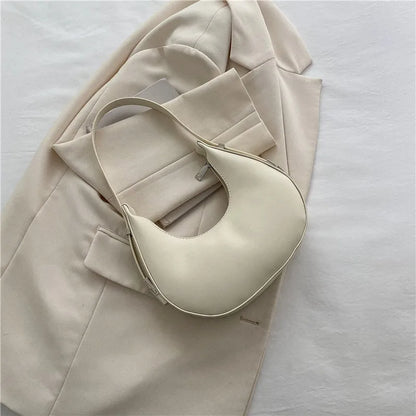 Fashion Luxury PU Leather Hobo Shoulder Bag – Small Clutch Handbag, Underarm Purse, Travel Tote for Women