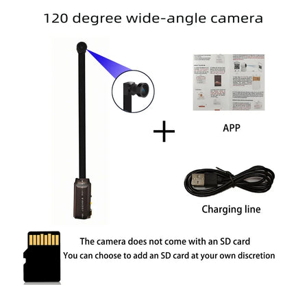 4K HD Mini WiFi Camera - Remote Viewing Motion Detection Wireless Home Security Camera