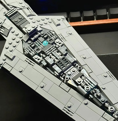 MOC 630PCS Executor Super Spaceship Building Blocks – Model Bricks Toy for Kids, Birthday & Festival Party Gift
