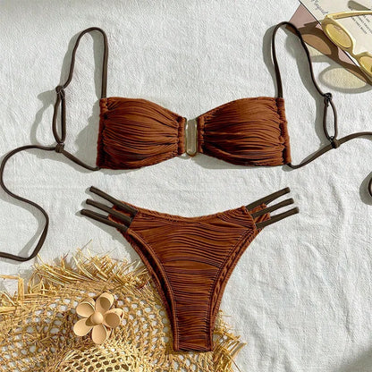 Sexy Bikinis 2025 – Women’s Brazilian Swimwear Set for Beach & Pool Bathing Suits