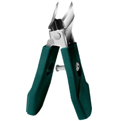 25° Slant Edge Nail Clipper - Stainless Steel Professional Ingrown Toenail Trimmer with Wide Opening Eagle Beak Design