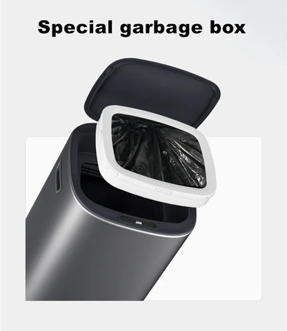 13L Smart Automatic Trash Can — Large Capacity Electric Rubbish Bin for Bathroom, Kitchen & Home