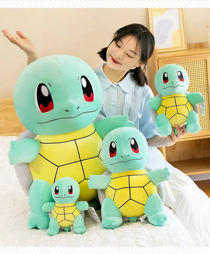 45cm Squirtle Plush Doll – Large Kawaii Pokémon Stuffed Turtle Pillow, Cute Christmas Gift Toy for Boys & Girls