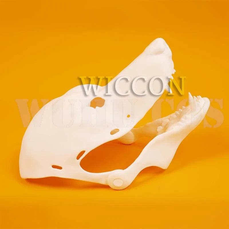 Kigurumi Beast Skull Mask – 3D Printed Wolf Head Fursuit Cosplay, Animal Skull Proboscis Mask for Halloween & Party