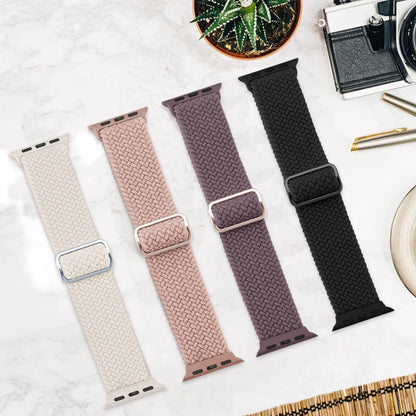 Braided Solo Loop for Apple Watch Ultra | Elastic Nylon Band | Fits 38mm-49mm | Compatible with iWatch Series 3-9 and SE