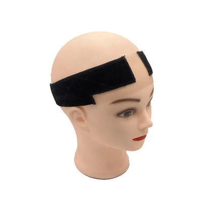 Lace Wig Grip Headband - Non-Slip Soft Velvet Women’s Wig Accessories, Adjustable Grip Scarf for Secure Fit