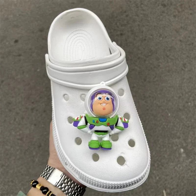 Toy Story Shoe Charms Set - Buzz Lightyear, Woody & Alien DIY Decorations for Clogs and Sandals