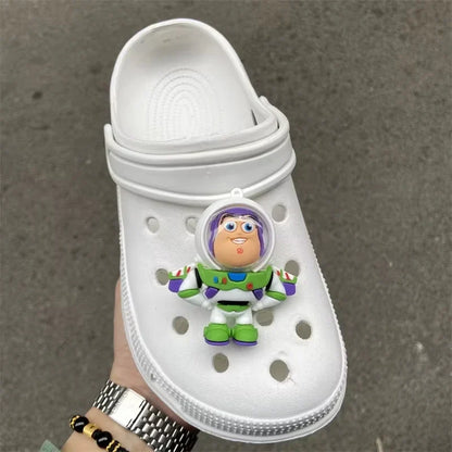 Toy Story Shoe Charms Set - Buzz Lightyear, Woody & Alien DIY Decorations for Clogs and Sandals